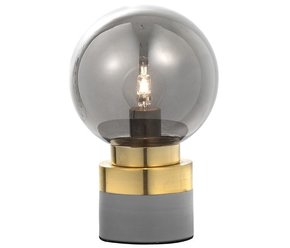 NOVA LUCE 9010264 | Juliet-NL Nova Luce stolna svjetiljka 24cm s prekidačem 1x E14 mesing