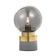 NOVA LUCE 9010264 | Juliet-NL Nova Luce stolna svjetiljka 24cm s prekidačem 1x E14 mesing, sivo, dim