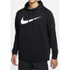 Muška sportski pulover Nike Dri-Fit Hoodie PO Swoosh M - black/white