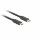 Lanberg Kabel USB-C M/M 3.2 Gen2 1M PD100W