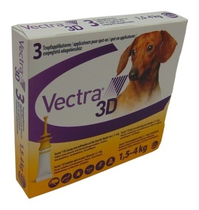 Vectra 3D otopina XS za male pse 3 x 0
