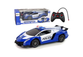 Auto na daljinsko upravljanje Racing Police - plavi