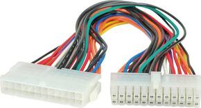 Roline struja priključni kabel [1x 24-polni električni muški konektor ATX - 1x 24-polni električni ženski konektor ATX] 30.00 cm šarena boja