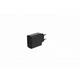 Power Delivery Charger USB-A USB-C 20W Black