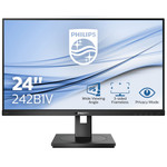 Philips 242B1V monitor, IPS/VA, 23.8"/24", 16:9, 1920x1080, 75Hz, pivot, HDMI, DVI, Display port, VGA (D-Sub), USB