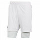 Muške kratke hlače Adidas 2in1 Short Heat Ready 9in - white/tech indigo