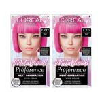 L'Oréal Paris Préférence Meta Vivids Set 2x boja za kosu 75 ml Nijansa 7.222 Meta Pink za žene