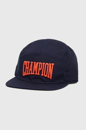 Pamučna kapa Champion boja: tamno plava