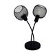 EGLO 43376 | Wrington Eglo stolna svjetiljka 40,5cm sa prekidačem na kablu 2x E14 crno