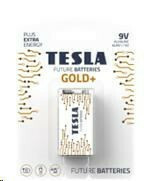 TESLA BATERIJE 9V GOLD+ (6LR61 / BLISTER FOLIJA 1 KOM)