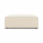 Bež baršunast tabure Jodie – Micadoni Home