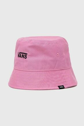 Pamučni šešir Vans boja: ružičasta