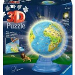 Puzzle 188 elements 3D Illuminated Globe