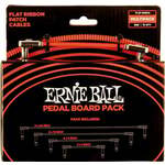 Ernie Ball Flat Ribbon Patch Cables Pedalboard Crvena 15 cm-30 cm-60 cm-7,5 cm Kutni - Kutni