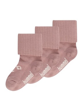 Hummel Čarape 'Sora' prljavo roza / bijela