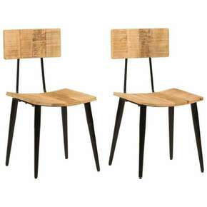 VidaXL Blagovaonske stolice 2 kom 44x40x80 cm od masivnog drva manga
