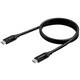 EDIMAX USB kabel USB 4.0, Thunderbolt™ 3 USB-C® utikač 1 m crna UC4-010TB V2