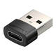 USB 2.0 muški na USB-C ženski adapter Vention CDWB0 crni PVC