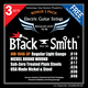 BLACKSMITH NW-1046-3P, žice za električnu gitaru, 3-paket