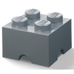 LEGO kutija za odlaganje 250x250x180 mm, tamno siva