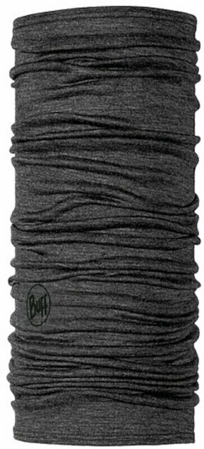 Buff LW Merino Wool Solid&amp; Multi stripes Neckwear Solid Grey