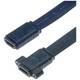 Lyndahl LKPK025-50 HDMI 1.4 adapterski kabel za montiranje na ravnu ploču (AF/AF) 5,0 m Lyndahl HDMI adapterski kabel HDMI A utičnica 5 m crna LKPK025-50 HDMI kabel