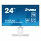 Iiyama ProLite XUB2492HSU-W6 monitor, IPS, 23.8", 16:9, 1920x1080, 100Hz/75Hz, pivot, HDMI, Display port, VGA (D-Sub), USB