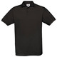 Majica kratki rukavi BC Safran Polo 180g crna 3XL