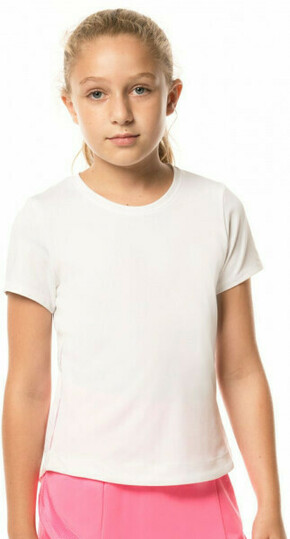 Majica kratkih rukava za djevojčice Lucky in Love Core Dynamic High-Low S/S Girls - white