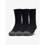 Čarape za tenis Under Armour Youth HeatGear Crew Socks 3-Pack - black/steel