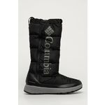 Columbia - Čizme za snijeg Paninaro - crna. Čizme za snijeg iz kolekcije Columbia. Model izrađen od tekstilnog materijala.