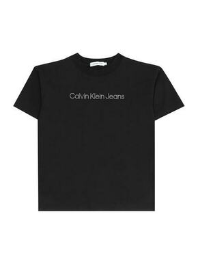 Calvin Klein Jeans Majica srebrno siva / crna