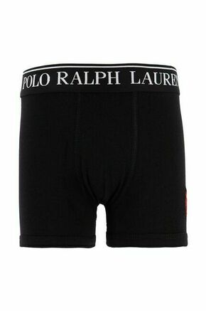 Dječje bokserice Polo Ralph Lauren 2-pack boja: crna - crna. Dječje bokserice iz kolekcije Polo Ralph Lauren. Model izrađen od elastične pletiva. U setu dva para.