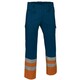 Radne hlače s reflektirajućim trakama Train orion plavo - narančaste vel. XXXL