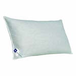 Bijeli jastuk s punjenjem od pačjeg perja Good Morning Duck, 40 x 80 cm