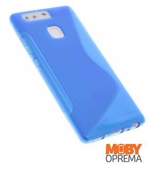 Huawei P9 plava silikonska maska