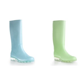 Gumene čizme za kišu fluorescentne-svijetle u mraku - 36 - zelena