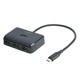 DELTACO USB-C hub with 4-ports, 5 Gbit/s, extra power input, black