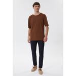 Lee Cooper Thomas Men's O Neck T-shirt smeđa 222 LCM 242041/TILE