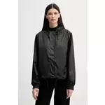 Jakna Rains String W Jacket W3 boja: crna, za prijelazno razdoblje, 18040