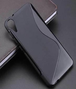 HTC Desire 825 crna silikonska maska