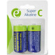 Gembird Alkaline C-cell battery, 2-pack GEM-EG-BA-LR14-01 GEM-EG-BA-LR14-01
