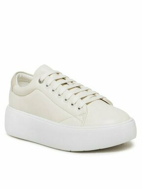 Tenisice Calvin Klein Bubble Cupsole Lace Up HW0HW01356 Marshmallow/Feather Gray 0K6
