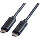 Roline USB kabel za punjenje USB 2.0 USB-Micro-B utikač 0.30 m crna sa zaštitom 11.02.8307