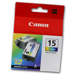 Canon BCI-15 tinta color (boja)/crna (black)/plava (cyan), 2.5ml/5.3ml, zamjenska