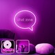 Opviq dekorativna zidna led svjetiljka, Chat Zone - Medium - Pink
