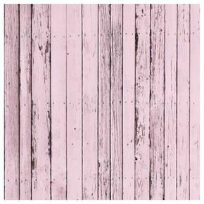 Click Props Background Vinyl with Print Pink Beach Wood 1
