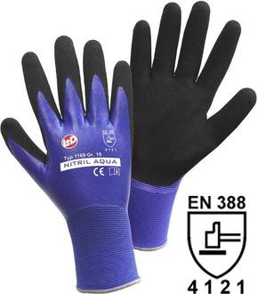 L+D Nitril Aqua 1169-XXL najlon rukavice za rad Veličina (Rukavice): 11