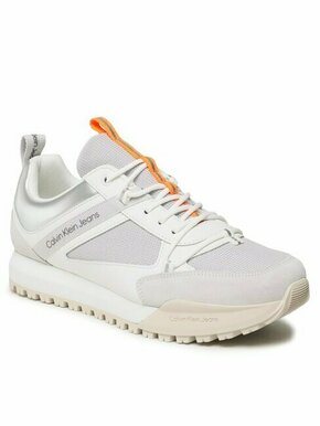 Tenisice Calvin Klein Jeans Toothy Runner Low Laceup Mix YM0YM00710 Bright White/Oyster Mushroom YBR