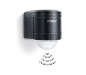 STEINEL 602710 - Zunanji infrardeči stenski senzor IS240 črn IP54